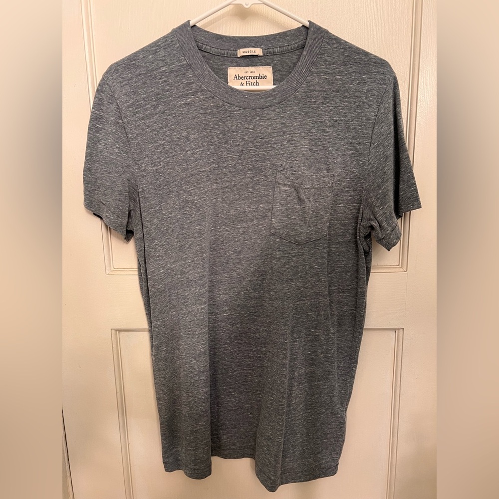 Abercrombie & Fitch Gray Men's Shirt